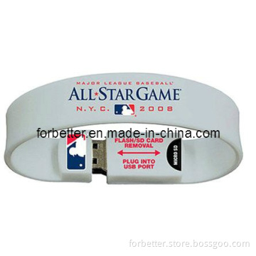 Customized Silicone Wristband USB Drive